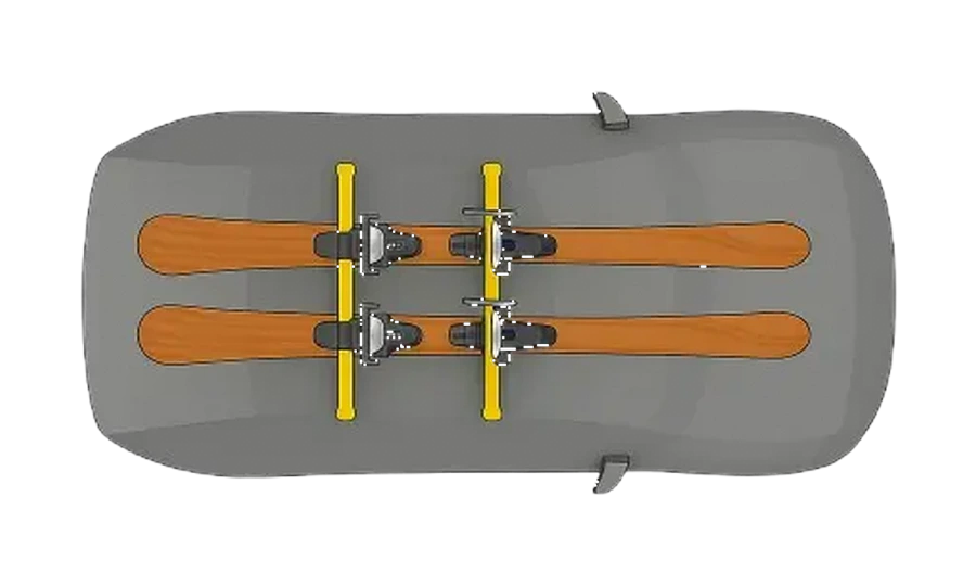 THULE Snowpack Skiepack auf Auto in Berlin mieten